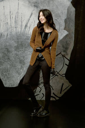 Strickset Jacke Lang Yarns ALPACA SUPERLIGHT mit Anleitung in garnwelt-Box S