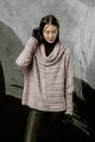 Knitting set Wide sweater  with knitting instructions in garnwelt box in size M-L