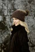 Knitting set Hat  with knitting instructions in garnwelt box