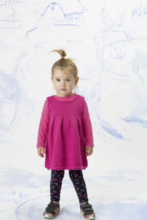 Knitting set Dress  with knitting instructions in garnwelt box