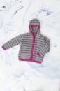 Knitting set Hooded jacket  with knitting instructions in garnwelt box in size 86