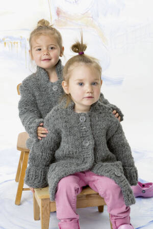 Knitting set Jacket  with knitting instructions in garnwelt box in size 92