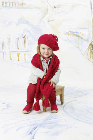 Strickset Mütze Lang Yarns ANOUK mit Anleitung in garnwelt-Box