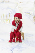 Strickset Mütze Lang Yarns ANOUK mit Anleitung in...