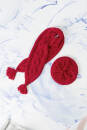 Knitting set Scarf  with knitting instructions in garnwelt box in size 15 x 115 cm (6 x 45 1/4 inches)
