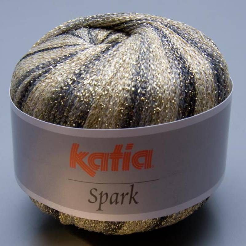 Katia Spark 081 braun-gold 50g