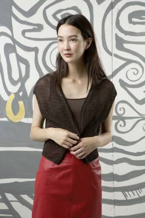 Strickset Bolero Lang Yarns STELLINA PERLINE mit Anleitung in garnwelt-Box S-M