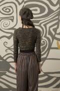 Strickset Wickelbolero Lang Yarns AURORA mit Anleitung in garnwelt-Box S