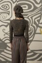 Strickset Wickelbolero Lang Yarns AURORA mit Anleitung in garnwelt-Box M
