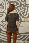 Strickset Kurzarmpullover Lang Yarns AURORA mit Anleitung...