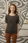 Strickset Kurzarmpullover Lang Yarns AURORA mit Anleitung in garnwelt-Box S