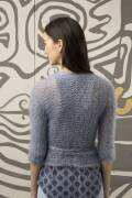 Strickset Wickeljacke Lang Yarns CARA mit Anleitung in...