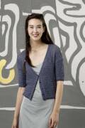 Strickset Jäckchen Lang Yarns STELLINA PAILLETTES mit Anleitung in garnwelt-Box S