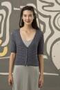 Strickset Jäckchen Lang Yarns STELLINA PAILLETTES mit Anleitung in garnwelt-Box S