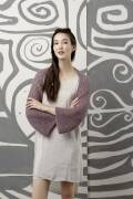 Strickset Stola (Bolero) Lang Yarns MOHAIR LUXE PAILLETTES mit Anleitung in garnwelt-Box S-M