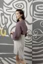Strickset Stola (Bolero) Lang Yarns MOHAIR LUXE PAILLETTES mit Anleitung in garnwelt-Box S-M