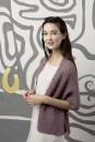 Strickset Stola (Bolero) Lang Yarns MOHAIR LUXE PAILLETTES mit Anleitung in garnwelt-Box S-M