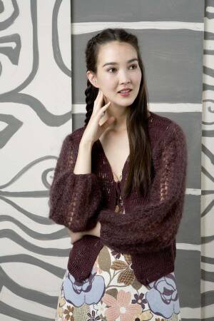 Knitting set Jacket  with knitting instructions in garnwelt box