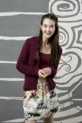 Knitting set Jacket  with knitting instructions in garnwelt box in size M