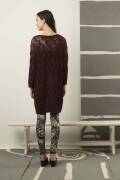 Strickset Oversize Kleid Lang Yarns LINO mit Anleitung in garnwelt-Box S-M