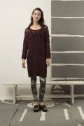 Strickset Oversize Kleid Lang Yarns LINO mit Anleitung in garnwelt-Box S-M