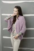 Knitting set Shrug  with knitting instructions in garnwelt box in size S-M