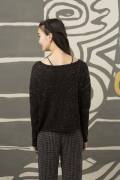 Strickset Pullover Lang Yarns STELLINA PAILLETTES mit Anleitung in garnwelt-Box S-M