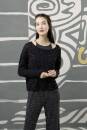 Strickset Pullover Lang Yarns STELLINA PAILLETTES mit Anleitung in garnwelt-Box S-M