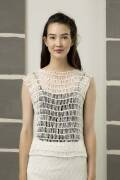 Knitting set Top  with knitting instructions in garnwelt box in size S