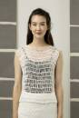 Knitting set Top  with knitting instructions in garnwelt box in size S
