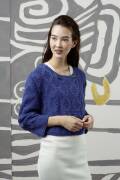 Strickset Kurze Jacke Lang Yarns GRANDE mit Anleitung in garnwelt-Box S-M