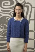 Strickset Kurze Jacke Lang Yarns GRANDE mit Anleitung in garnwelt-Box S-M