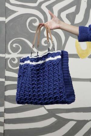 Strickset Tasche Lang Yarns GRANDE mit Anleitung in garnwelt-Box