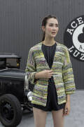 Strickset Jacke Lang Yarns CLOWN mit Anleitung in garnwelt-Box S
