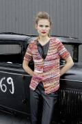 Strickset Kurzarmjacke Lang Yarns CLOWN mit Anleitung in garnwelt-Box S