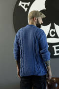 Strickset Herrenjacke Lang Yarns SETA TWEED mit Anleitung in garnwelt-Box S