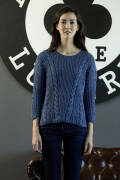 Strickset Pullover Lang Yarns SETA TWEED mit Anleitung in garnwelt-Box S