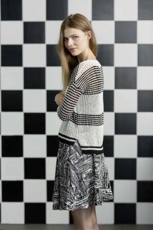 Strickset Pullover Lang Yarns BABY COTTON mit Anleitung in garnwelt-Box S