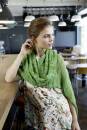 Strickset Stola Lang Yarns ELLA mit Anleitung in garnwelt-Box ca 50 x 180 cm