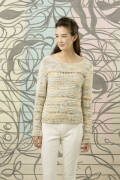 Strickset Pullover Lang Yarns SOL METALLIC mit Anleitung in garnwelt-Box S