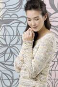 Strickset Pullover Lang Yarns SOL METALLIC mit Anleitung in garnwelt-Box S