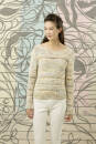 Strickset Pullover Lang Yarns SOL METALLIC mit Anleitung in garnwelt-Box S