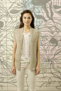 Strickset Weste Lang Yarns GAMMA mit Anleitung in...