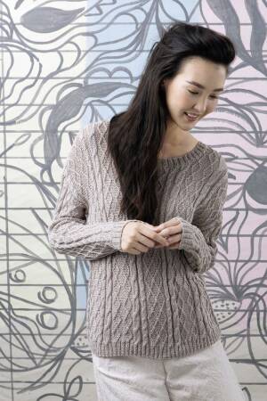 Strickset Pullover Lang Yarns STELLINA mit Anleitung in garnwelt-Box S
