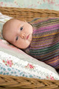 Strickset Decke Lang Yarns MILLE COLORI BABY mit Anleitung in garnwelt-Box 50 x 80 cm (19 3/4 x 31 1/2 inches)