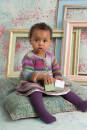 Strickset Mantel Lang Yarns MILLE COLORI BABY mit Anleitung in garnwelt-Box
