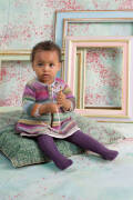 Strickset Mantel Lang Yarns MILLE COLORI BABY mit Anleitung in garnwelt-Box 68-74