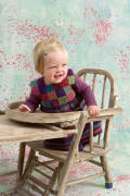Strickset Kleid Lang Yarns MILLE COLORI BABY mit Anleitung in garnwelt-Box 68-74