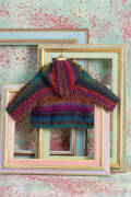 Strickset Kapuzenjacke Lang Yarns WEST mit Anleitung in garnwelt-Box