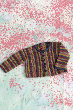 Strickset Jacke Lang Yarns ASIA mit Anleitung in garnwelt-Box